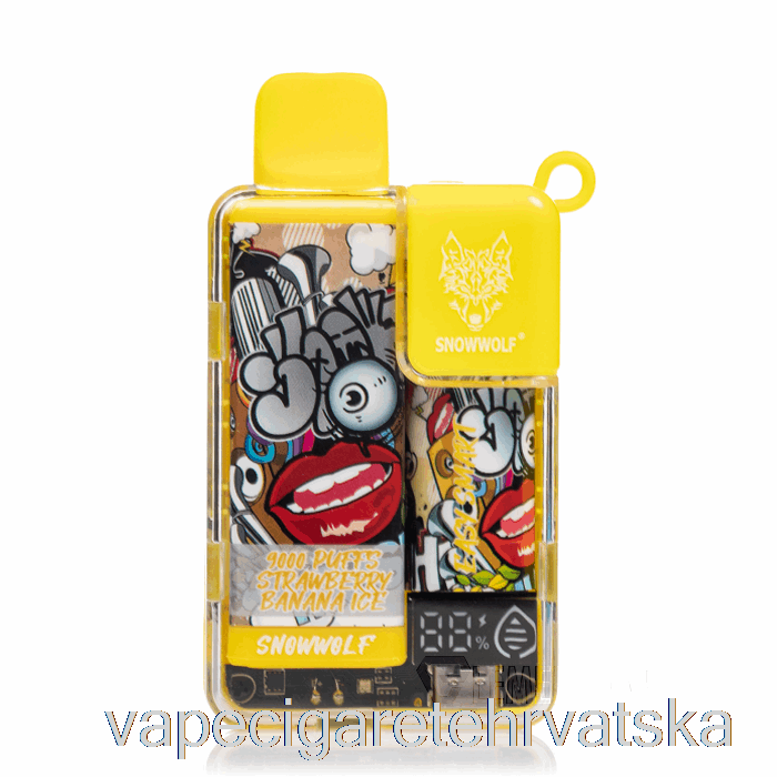 Vape Hrvatska Snowwolf Easy Smart Ea9000 Disposable Strawberry Banana Ice